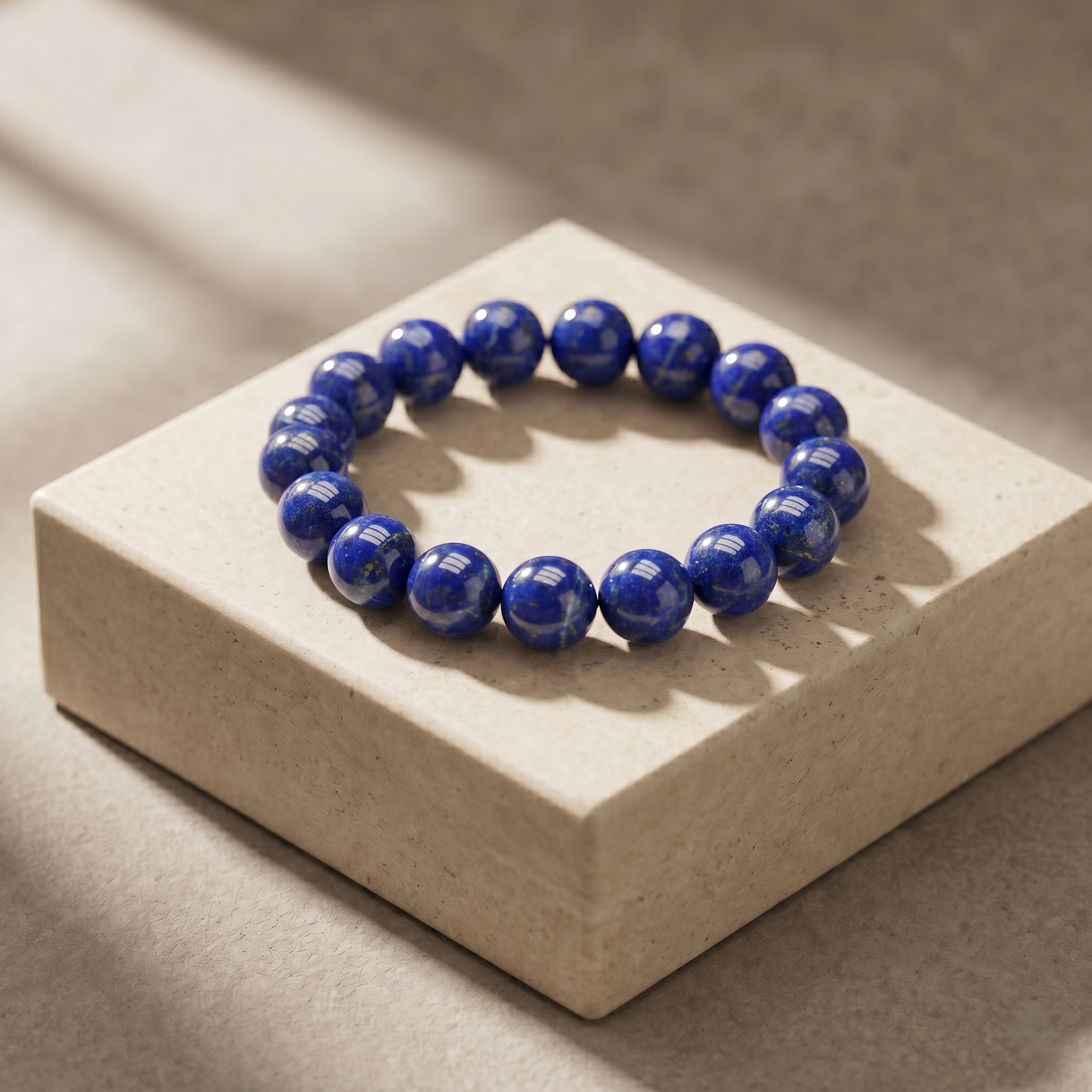 Libra Aura: Natural Lapis Lazuli Inner Truth Bracelet