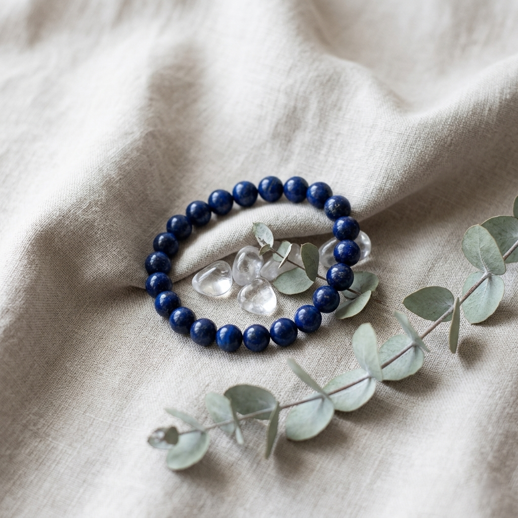 Libra Aura: Natural Lapis Lazuli Inner Truth Bracelet
