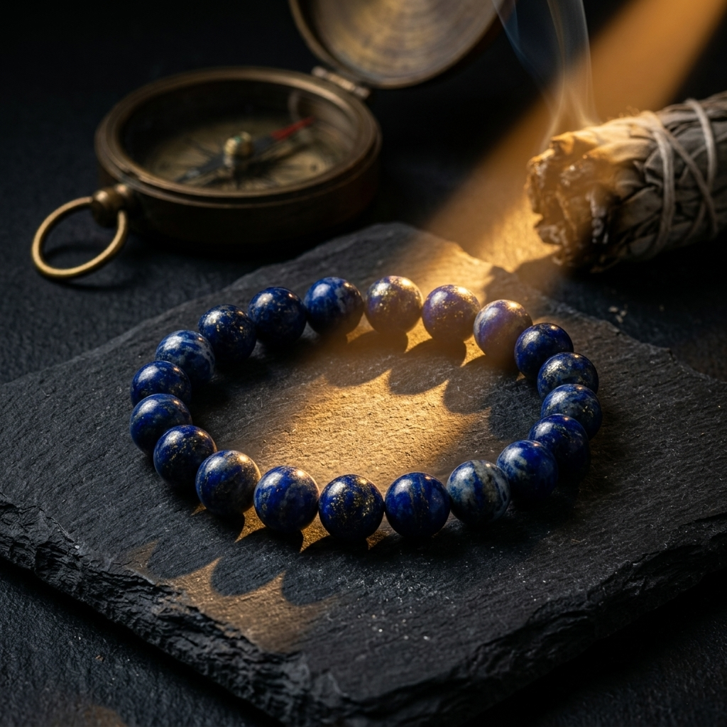 Libra Aura: Natural Lapis Lazuli Inner Truth Bracelet