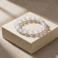 Cancer Aura: Natural Moonstone Emotional Shield Bracelet